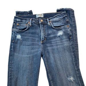 AGOLDE Sophie Distressed High Rise Jeans- REVERB. Size 28